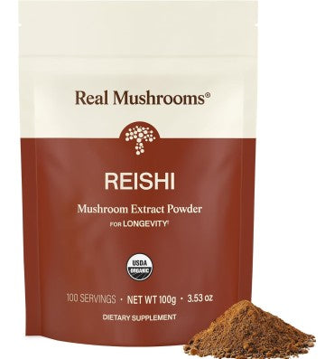 "Longevity"; Extracto de Hongo Reishi Orgánico . 45 gr