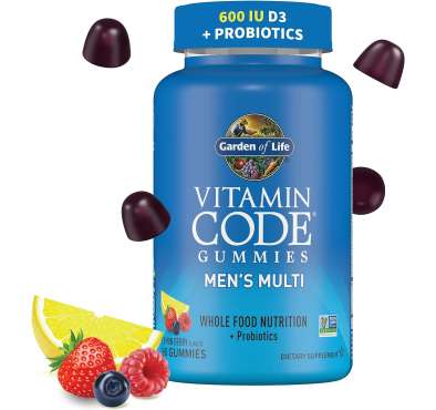 Multivitamínico para Hombre y Zinc Berries. 90 gomitas