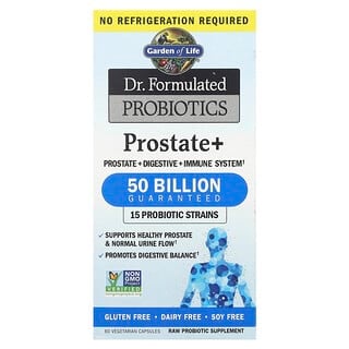 Probióticos soporte para Próstata, 50 billones. 60 Vcaps