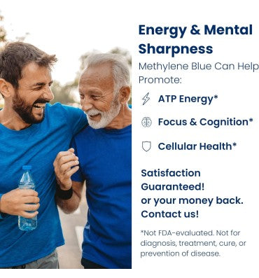 Azul de Metileno grado Farmacéutico. 60 caps.