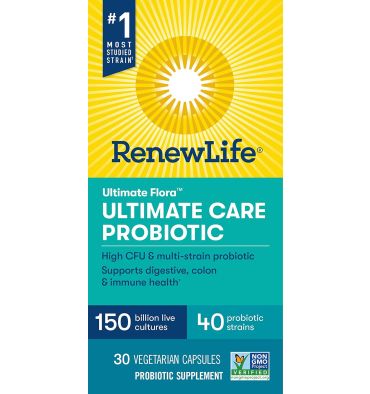 Probióticos Ultimate Flora Cuidado Intensivo 150 billones. 30 vcaps