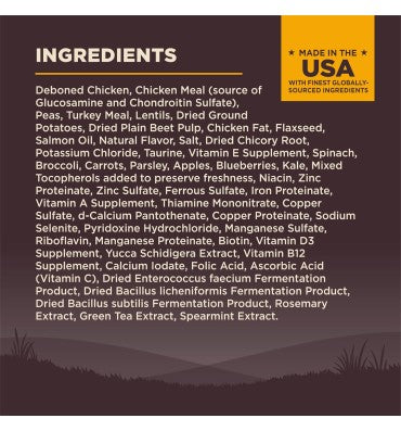 Alimento para Cachorro raza Grande, sin Granos, Alto en Proteína Pavo y Pollo