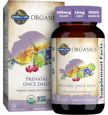 Multivitamínico Prenatal Orgánico Vegano  90 Vtabs