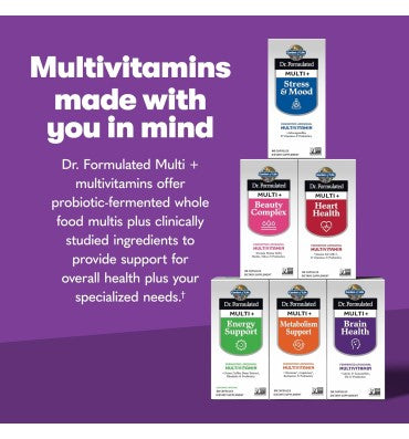 Garden of Life Dr. Formulated, Multi+, soporte para sistema Cognitivo. 30 caps