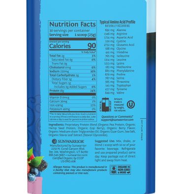 Proteína Warrior Blend Vegana, 5 sabores