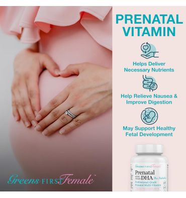 Multivitamínico y Probiótico Prenatal DHA Vegano. 90 caps