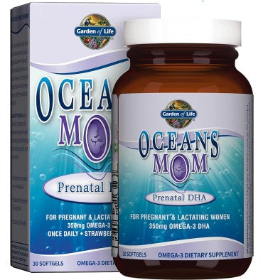 Omega 3 para Mamá Prenatal, DHA, EPA, sabor Fresa, 1 diaria. 30 csuaves
