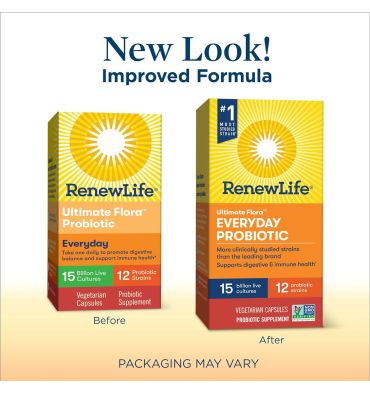 Probióticos Ultimate Flora 15 billones. 60 Vcaps