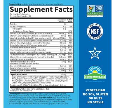 Multivitamínico con Hierro  para Niños. 90 gomitas