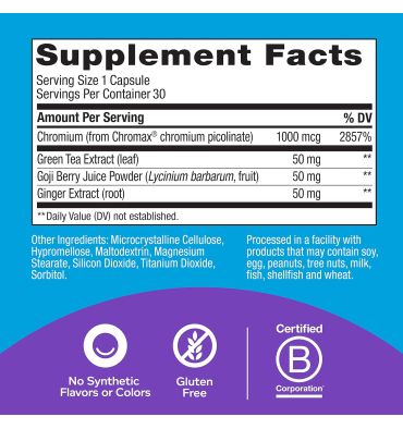 Combat Craving y Soporte al Metabolismo. 30 caps.