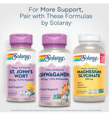 Solaray, Ashwagandha 470 mg. 60 Vcaps