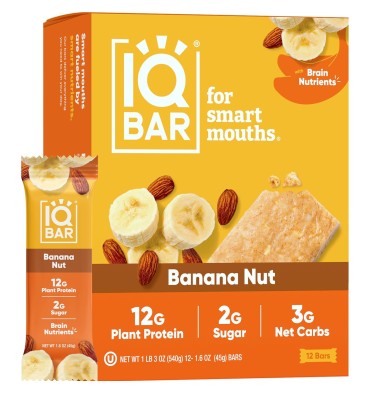 Barras de Proteína Veganas baja en Carbo y Azúcar. 10 sabores