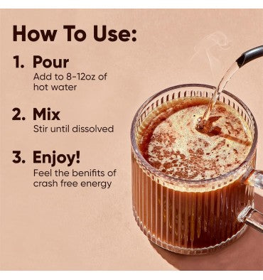 Café Instantáneo con Adaptógenos y Magnesio. 40 pack