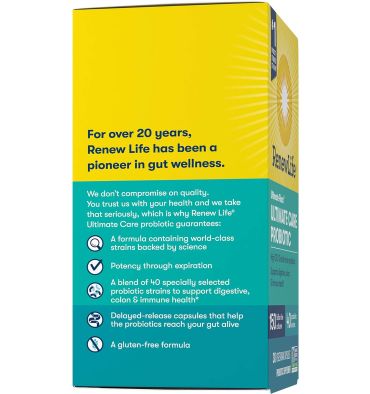 Probióticos Ultimate Flora Cuidado Intensivo 150 billones. 30 vcaps