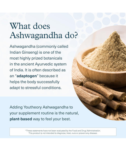 Youtheory, Ashwagandha líquida individual. 12 pack