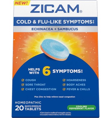 Auxiliar contra Resfriado y Gripe. 20 tabs