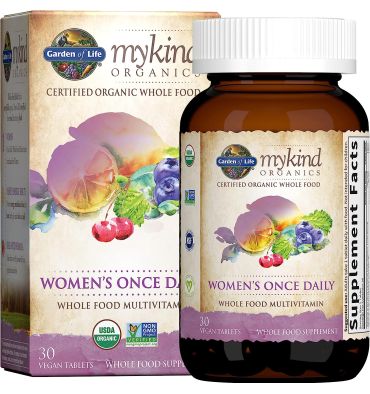 Multivitamínico para Mujer, 1 Diaria. 30 tabletas veganas