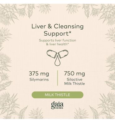 Milk Thistle Seed (Cardo Mariano), 120 vcaps.