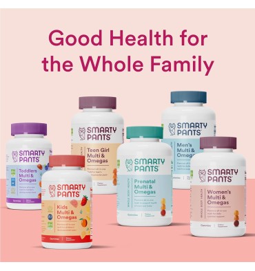 Multivitamínico y Omegas para Mujer, libre de azúcar. 60 gomitas.