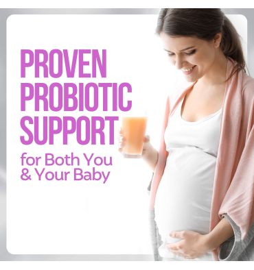 Probióticos Prenatal apoyo para Bebe y Mamá. 30 tabs masticables