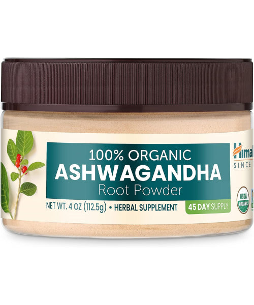 Himalaya, Raíz de Ashwagandha Orgánica en polvo. 112.5 mg