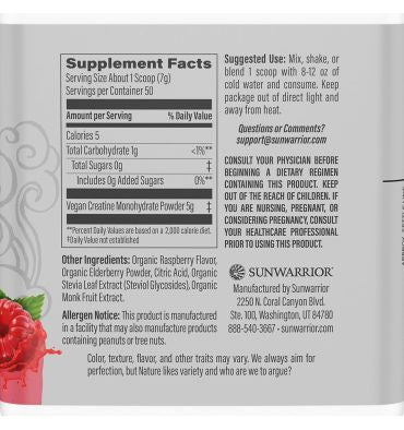 Monohidrato de Creatina Activa Vegano. 300 gr.