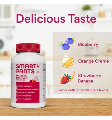 Multivitamínico para Mujer 50+, completo. 120 gomitas.