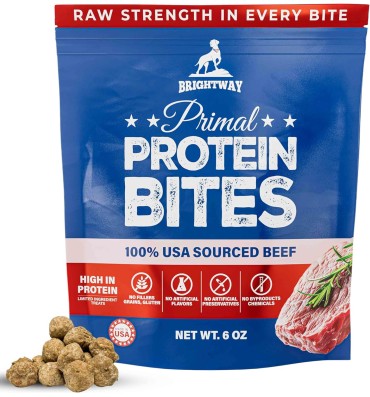 Snacks de Proteína de Carne, Freeze Dried para Perros. 6 oz.