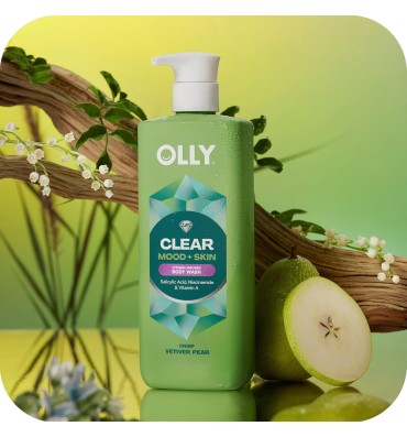 OLLY, Gel de Baño para el Cuerpo, en varios aromas y estado de ánimo. 502 ml.