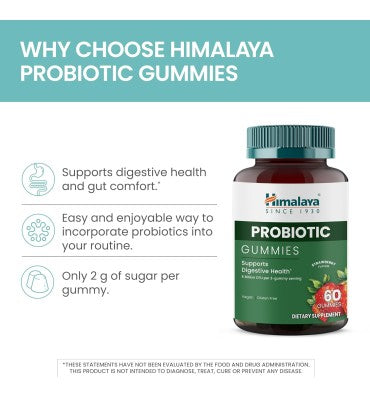 Probióticos Veganos en Gomitas sabor Fresa (3 bill) . 60 gomitas