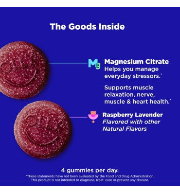 Gomitas de Magnesio para Relajación. 60 gomitas