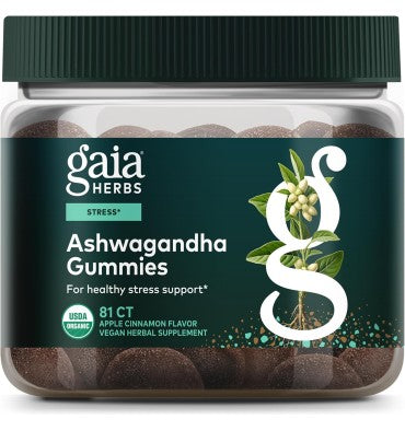 Gaia Herbs, Ashwagandha y Hierbas Orgánicas. 45 y 81 gomitas