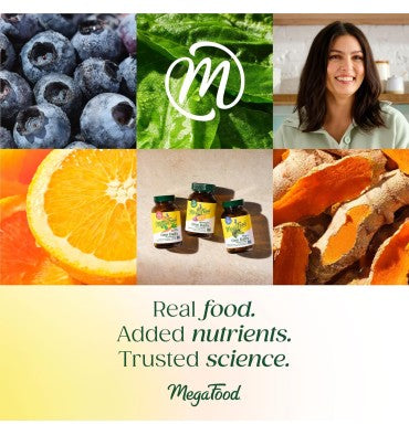 MegaFood, Ashwagandha y Hierbas, soporte Equilibrio Emocional. 60 minitab
