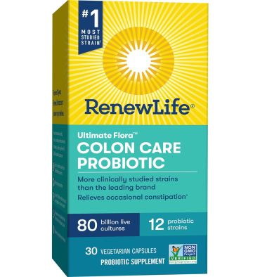 Probióticos Ultimate Flora Cuidado para Colon 80 billones. 30 cápsulas