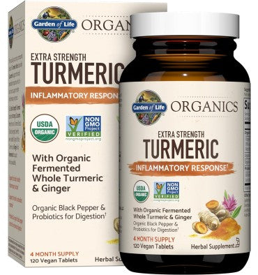 Cúrcuma Extra Fuerte, Respuesta Inflamatoria, 120 vtabs