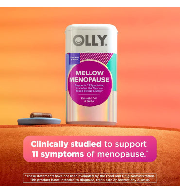OLLY, Mellow Menopause, soporte Bienestar Femenino. 30 softgel