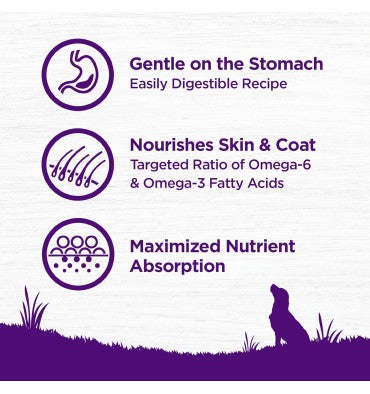 Alimento Natural para Perro Piel y Estómago Sensible, Salmón y Arroz. 2 opc