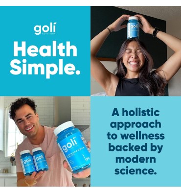 Goli, Ashwagandha KSM-66 y Vitamina D3. 60 Gummies