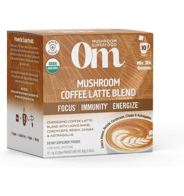 Mezcla de Hongos para Café Latte, 10 pack