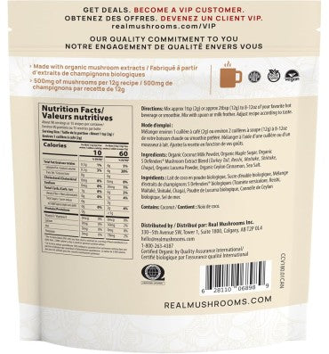 "5 Defenders Functional Coconut Creamer"; Mezcla de Hongos Orgánicos. 180 gr