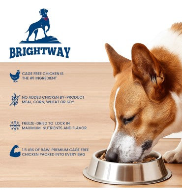 Snacks de Proteína de Pollo, Freeze Dried para Perros. 6 oz.