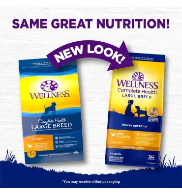 Alimento Natural para Cachorros raza Grande, Pollo, Salmon Arroz. 13.6 kg.