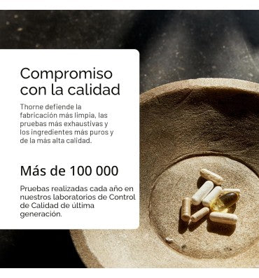 Thorne, Multivitamínico diario para Hombre 50+. 180 caps.