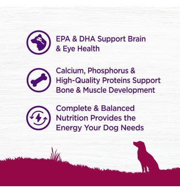 Alimento Natural para Cachorro Raza Pequeña, Pavo, Salmón y Avena. 2 opc.