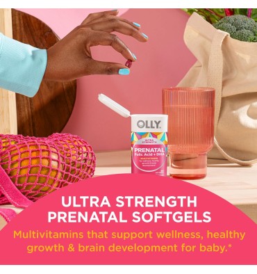 Multivitamínico Prenatal con DHA en cápsulas blandas