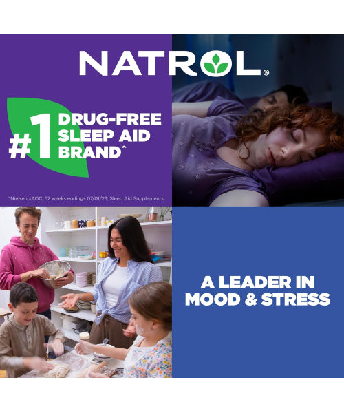 Natrol, Ashwagandha con Vitamina B12 y D3 sabor Fresa. 30 gomitas