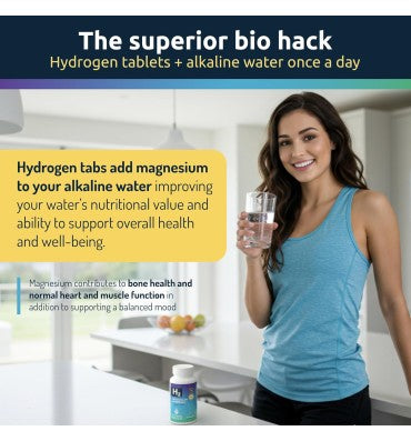 Invigorated Water Tabletas de Agua de Hidrógeno sabor Frambuesa. 60 tabs
