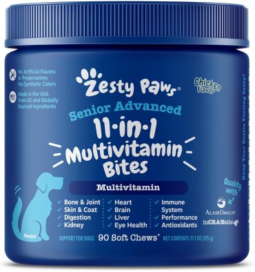 Suplemento Multifuncional 11 en 1 para perros. 90 chews