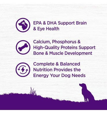 Alimento Natural para Cachorro, Pollo, Salmon y Avena. 3 opciones