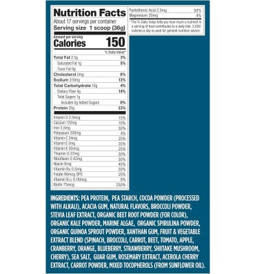 Vega Protein (20g) + Nutrition, 2 sabores. 619 gr. 1 kg